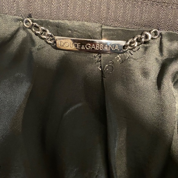 DOLCE & GABBANA Suit Men’s Black Sz 52L - Picture 6 of 12